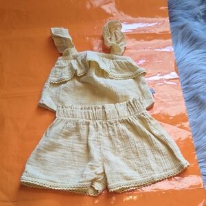 Mondern Moments By Gerber Baby Girl 2 Piece Set 100% Cotton